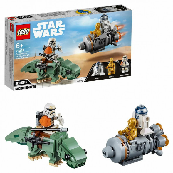Конструктор LEGO Star Wars 75228 Спасательная капсула Микрофайтеры дьюбэк в Мурманске