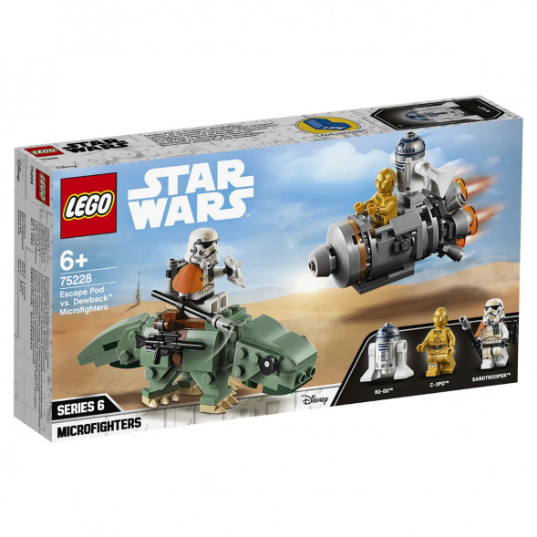 Конструктор LEGO Star Wars 75228 Спасательная капсула Микрофайтеры дьюбэк в Мурманске