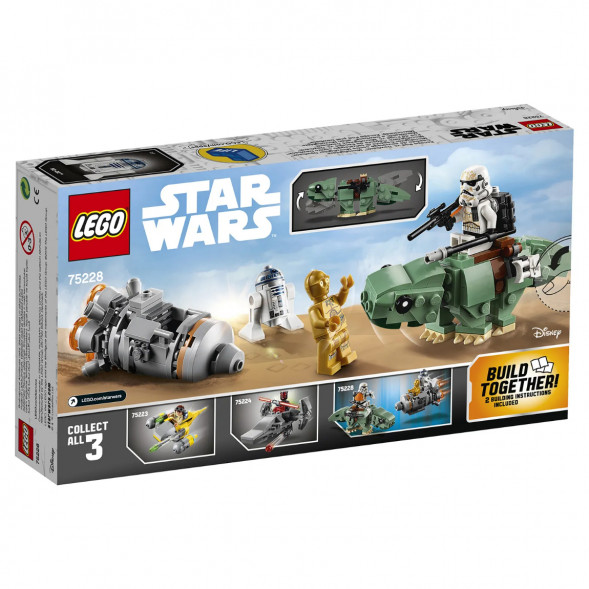 Конструктор LEGO Star Wars 75228 Спасательная капсула Микрофайтеры дьюбэк в Мурманске
