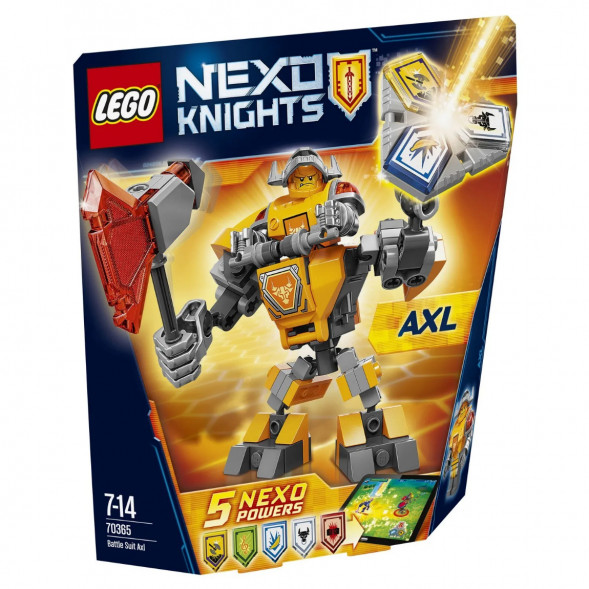 Конструктор LEGO Nexo Knights 70365 Боевые доспехи Акселя в Мурманске