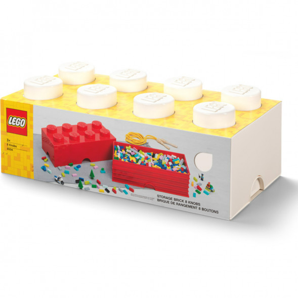 Пластиковый кубик для хранения LEGO Creator 4004, белый в Мурманске