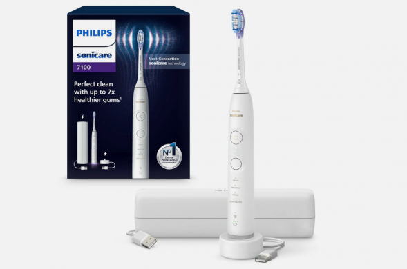 Электрическая зубная щетка Philips Sonicare Series 7100 HX7420/01 (белая) в Мурманске
