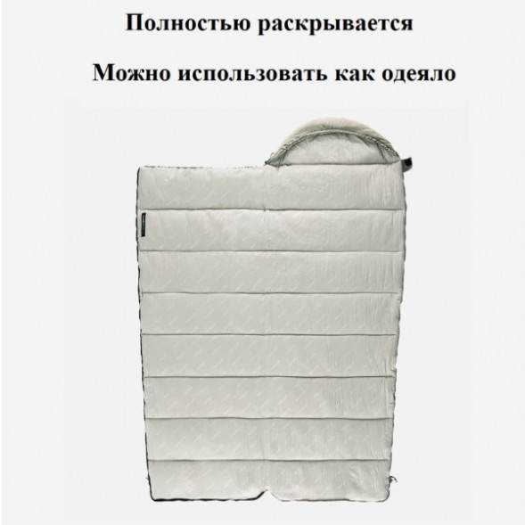 Спальный мешок Naturehike M300 (Левый), серый в Мурманске