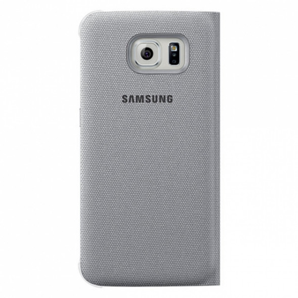 Чехол для Samsung Galaxy S6 S-View Cover (EF-CG920BSE), Silver в Мурманске