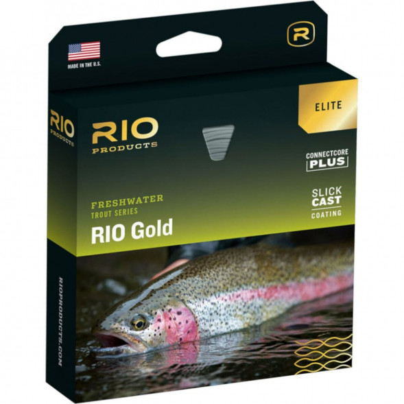 Леска RIO Elite Gold WF8F, Moss/Gold/Gray в Мурманске