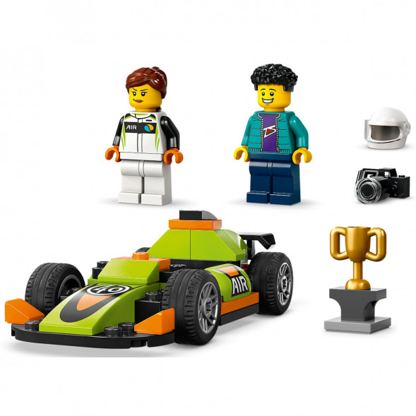 Конструктор LEGO City 60399 Зеленый Гоночный автомобиль в Мурманске