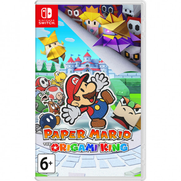 Игра Paper Mario: The Origami King для Nintendo Switch, картридж в Мурманске