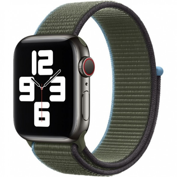 Ремешок для Apple Watch 44mm Inverness Green Sport Loop (MYA72ZM/A), зелёные холмы в Мурманске