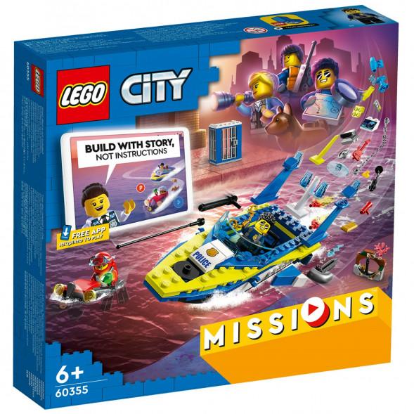 Конструктор LEGO City 60355 Детективные миссии водной полиции в Мурманске