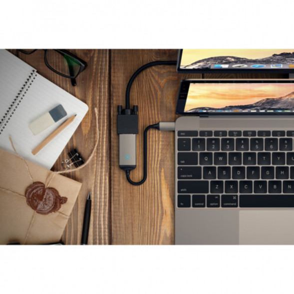 Адаптер Satechi USB Type-C to VGA , Space Gray в Мурманске