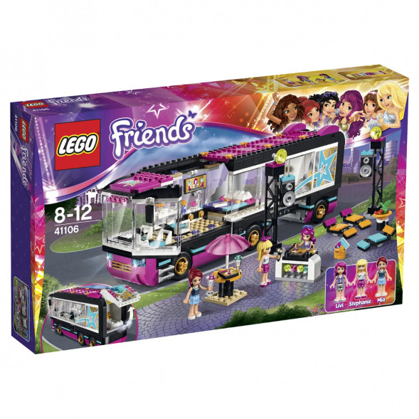 Конструктор LEGO Friends 41106 Поп звезда: гастроли в Мурманске