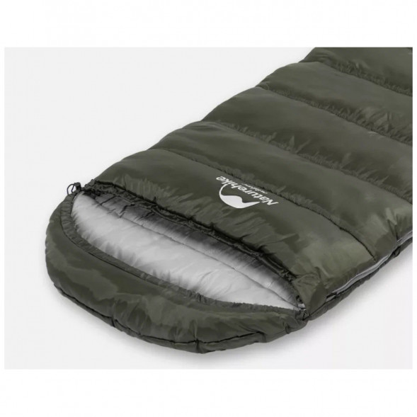 Спальный мешок NH20MSD07-U350S (Правый), темно-зеленый в Мурманске