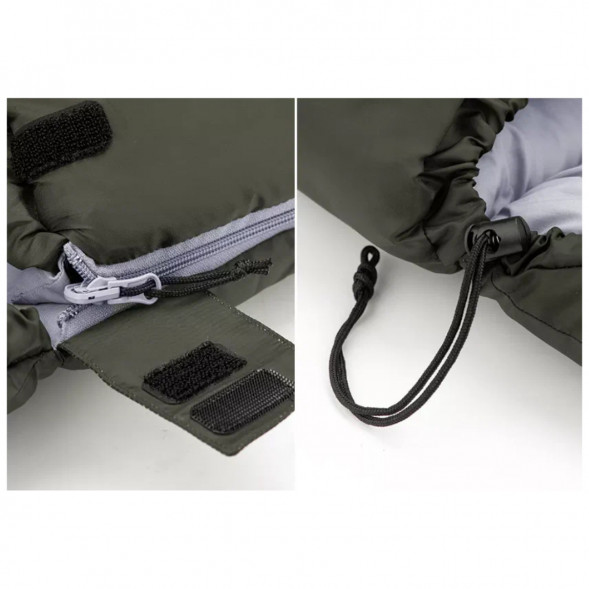 Спальный мешок NH20MSD07-U350S (Правый), темно-зеленый в Мурманске