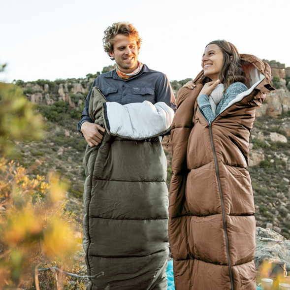 Спальный мешок NH20MSD07-U350S (Правый), темно-зеленый в Мурманске