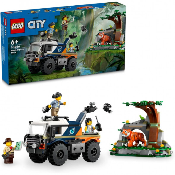Конструктор LEGO City 60426 Внедорожный грузовик Исследователь джунглей в Мурманске