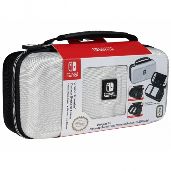 Чехол BIG BEN Deluxe для Nintendo Switch/OLED/Lite, белый в Мурманске