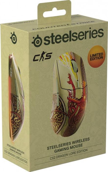Беспроводная игровая мышь Steelseries CS2 Dragon Lore WL + USB Type-A 18000 DPI в Мурманске