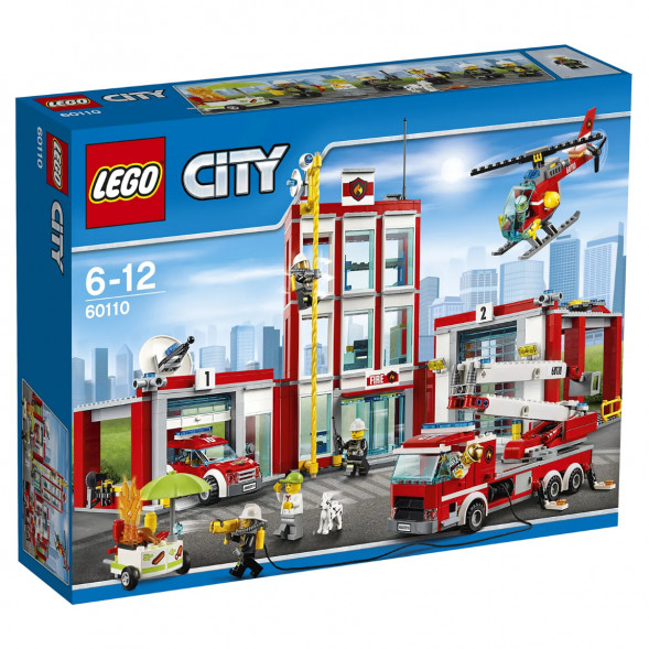 Конструктор LEGO City 60110 Пожарная часть в Мурманске