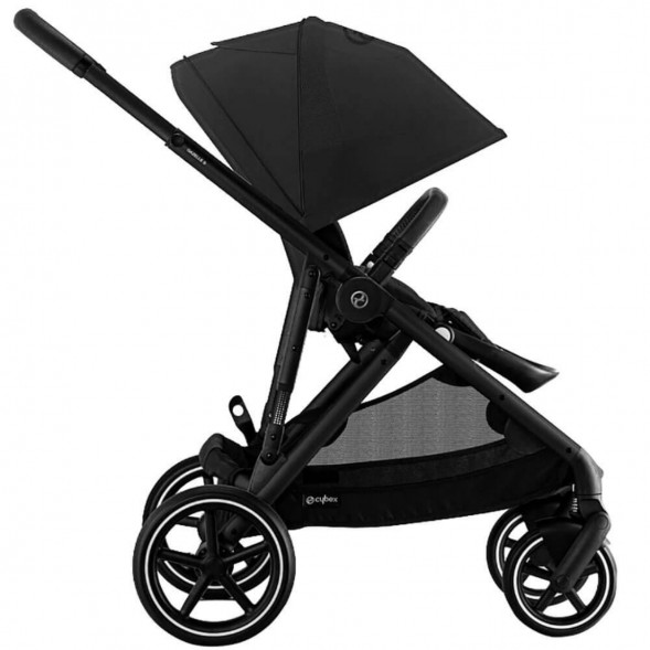 Детская коляска Cybex Gazelle S BLK Moon Black с корзиной и дождевиком в Мурманске