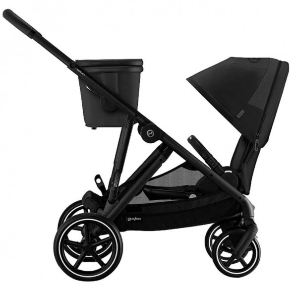 Детская коляска Cybex Gazelle S BLK Moon Black с корзиной и дождевиком в Мурманске