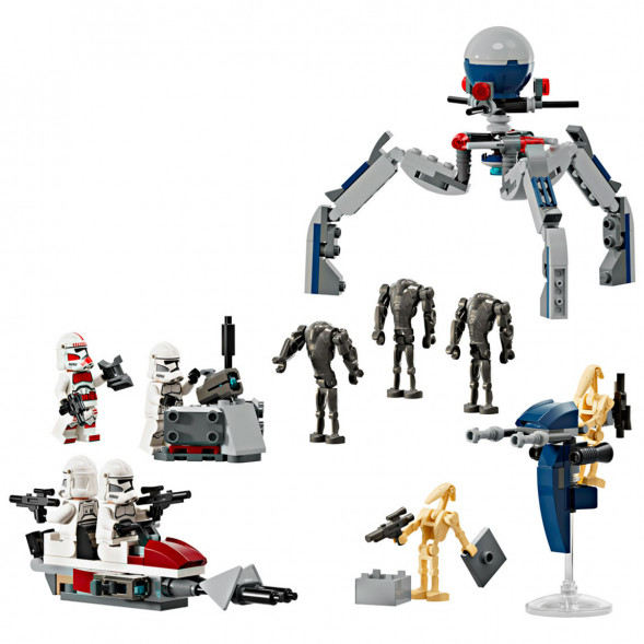 Конструктор LEGO Star Wars 75372 Боевой набор солдат-клонов и боевых дроидов в Мурманске