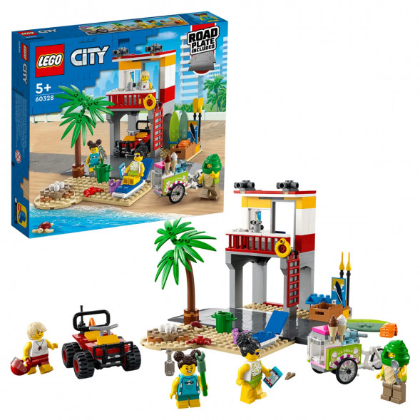 Конструктор LEGO City 60328 Пост спасателей на пляже в Мурманске
