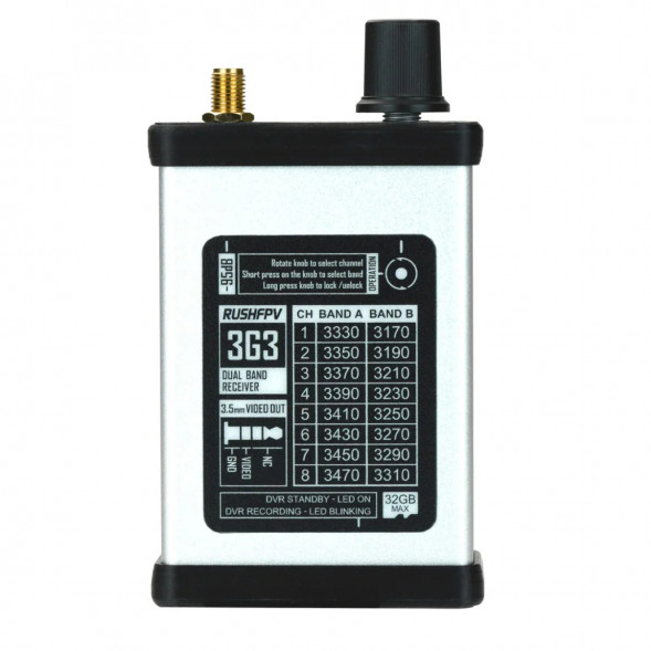 Комплект RushFPV антенна 3.3ггц и приемник No DVR в Мурманске