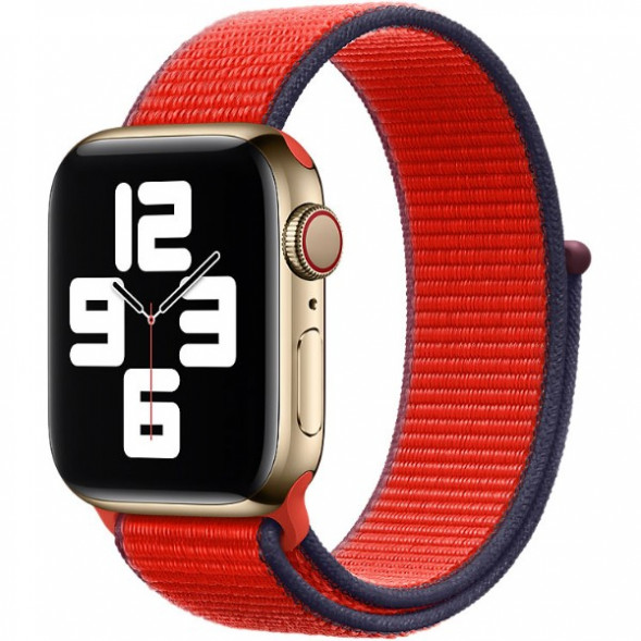 Ремешок для Apple Watch 44mm (PRODUCT)RED Sport Loop (MG463ZM/A), красный в Мурманске