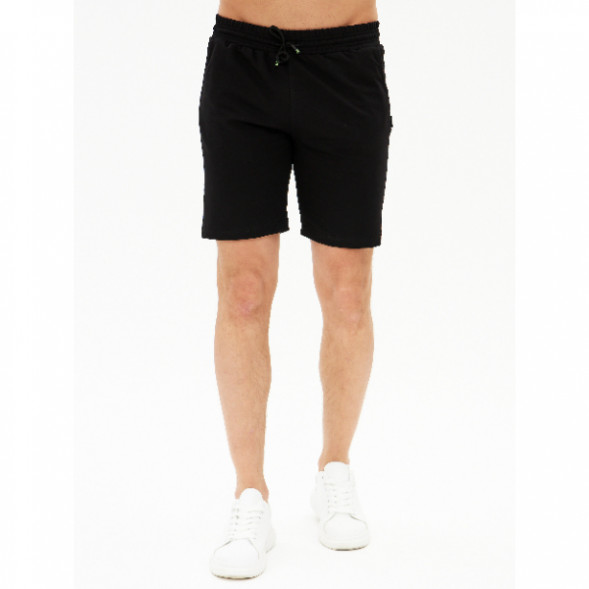 Шорты мужские трикотажные, черный, XL в Мурманске