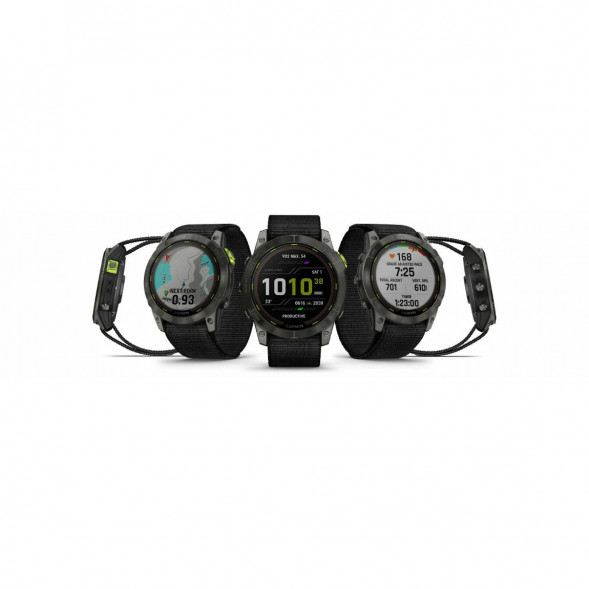 Умные часы Garmin Enduro 2 угольно-серый DLC титановый с нейлоновым ремешком UltraFit 010-02754-01 в Мурманске
