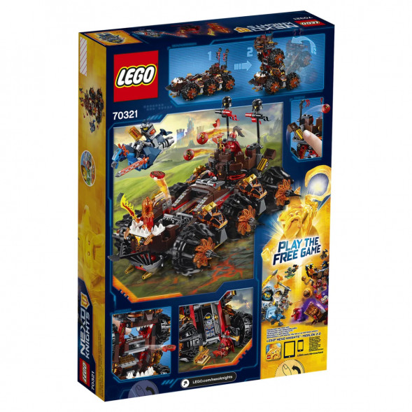 Конструктор LEGO Nexo Knights 70321 Роковое наступление Генерала Магмара в Мурманске