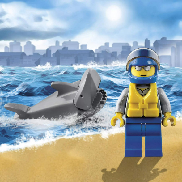 Конструктор LEGO City 60011 Спасение сёрфингиста в Мурманске