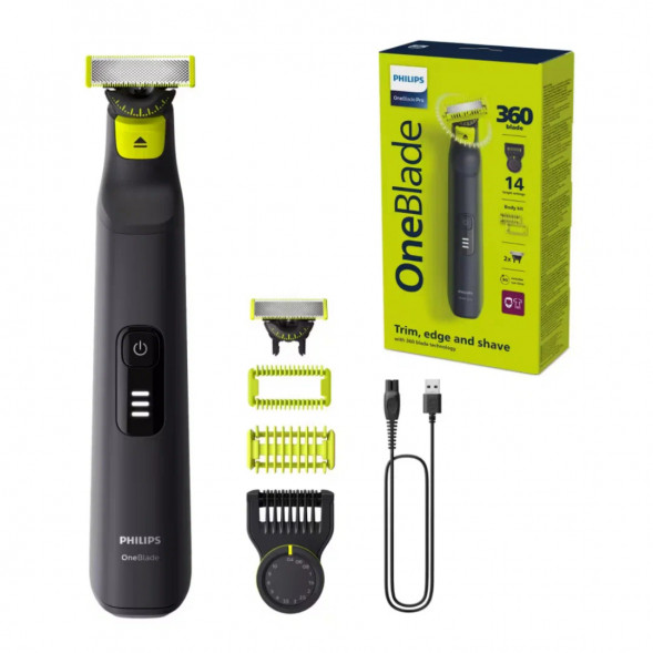 Триммер Philips QP6542/15 OneBlade 360 Pro Face + Body в Мурманске