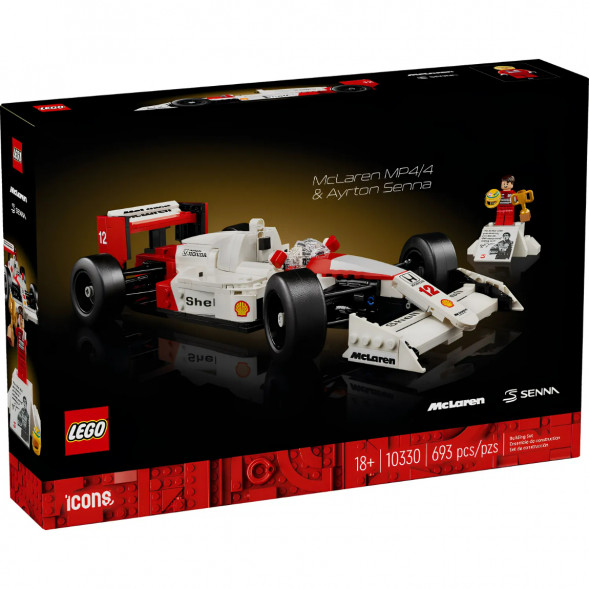 Конструктор LEGO Коллекционные наборы 10330 McLaren F1 MP4/4 и Айртон Сенна в Мурманске