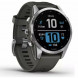 Умные часы Garmin Fenix 7s серебристый с графитовым силиконовым ремешком 010-02539-01 в Мурманске