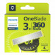 Сменные лезвия Philips OneBlade 360 QP430/50, 3 штуки в Мурманске