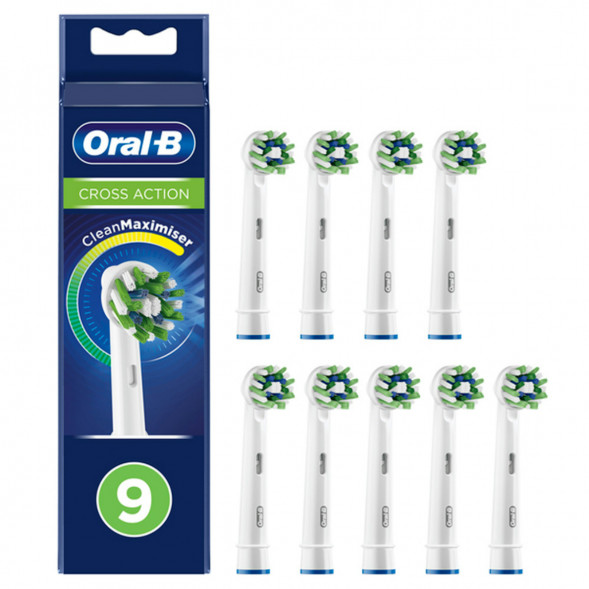 Насадки на зубные щетки Oral-B Cross Action, 9 шт. в Мурманске