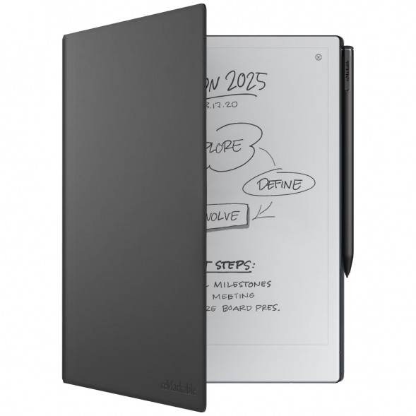 Графический планшет reMarkable 2 со стилусом Marker Plus и чехлом Book Folio черный (RM115) в Мурманске