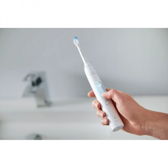Электрическая звуковая зубная щетка Philips Sonicare ProtectiveClean 4500, White в Мурманске