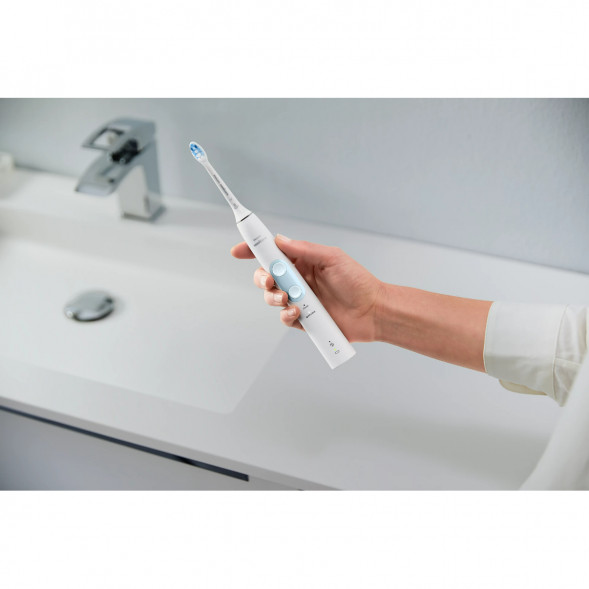 Электрическая звуковая зубная щетка Philips Sonicare ProtectiveClean 4500, White в Мурманске