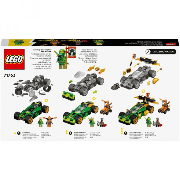 Конструктор LEGO Ninjago 71763 Гоночный автомобиль ЭВО Ллойда в Мурманске