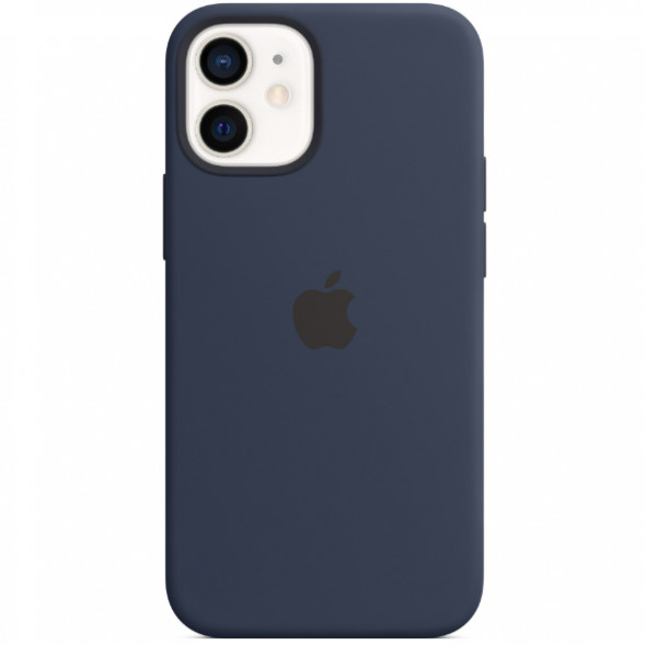 Силиконовый чехол MаgSafe для Apрle iPhone 12 mini, Deep Navy в Мурманске