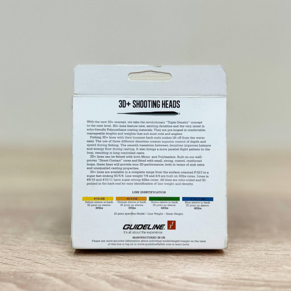 Рыболовная леска Guideline Power Taper 3D+ #37765 8/9 DH, Green в Мурманске
