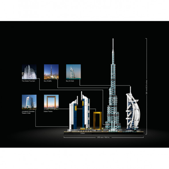 Конструктор LEGO Architecture 21052 Дубай в Мурманске