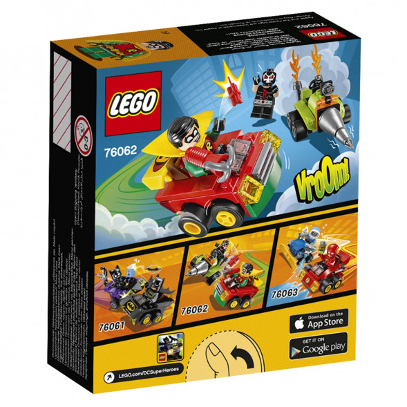 Конструктор LEGO Super Heroes 76062 Робин против Бэйна в Мурманске