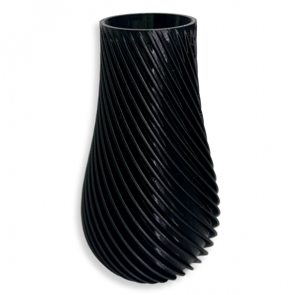 Ваза для сухоцветов HatRom Spiral, чёрный в Мурманске