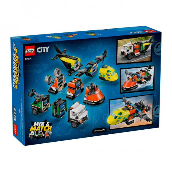 Конструктор LEGO City 60505 Самолет, сервисный грузовик и судно на воздушной подушке в Мурманске