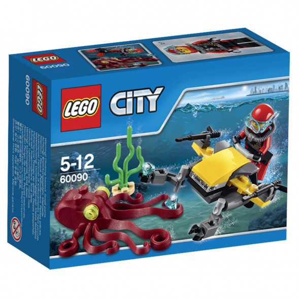 Конструктор LEGO City Deep Sea Explorers 60090 Глубоководный скутер в Мурманске