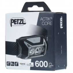 Налобный фонарь Petzl Actik Core E065AA00, 600 лм, серый