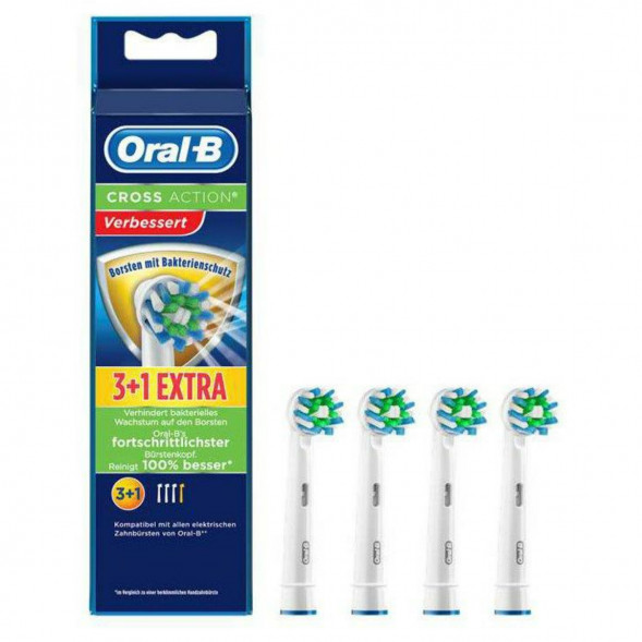 Насадки на зубные щетки Oral-B Cross Action (3+1 Extra), 4 шт. в Мурманске